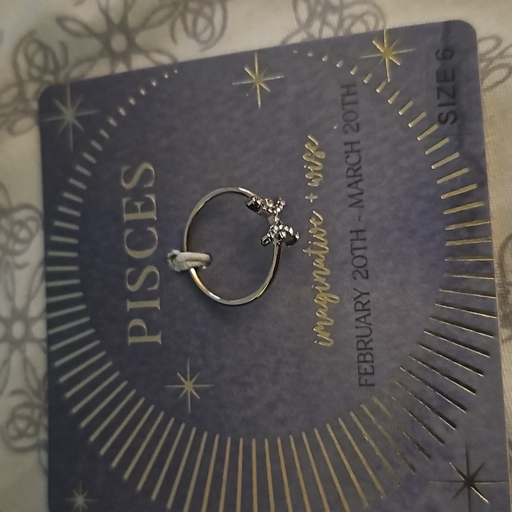 Pisces astrological ring - Picture 2 of 4